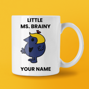 LITTLE MS. BRAINY COFFEE MUG TEA CUP