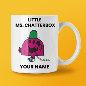 LITTLE MS. CHATTERBOX COFFEE MUG TEA CUP