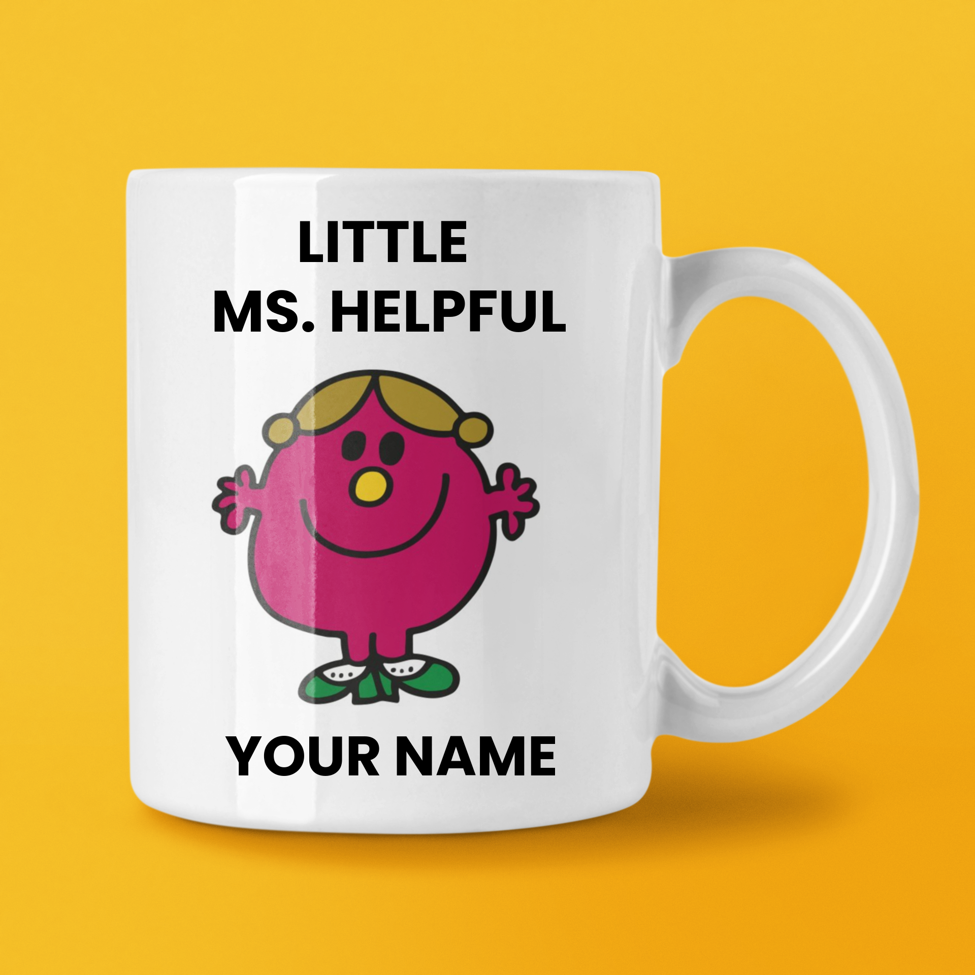 LITTLE MS. HELPFUL COFFEE MUG TEA CUP