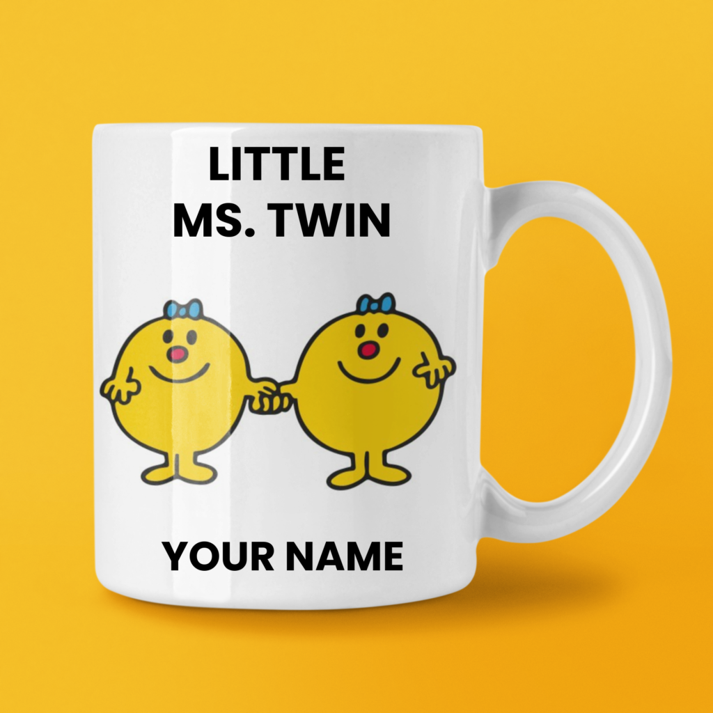 LITTLE MS. TWIN COFFEE MUG TEA CUP