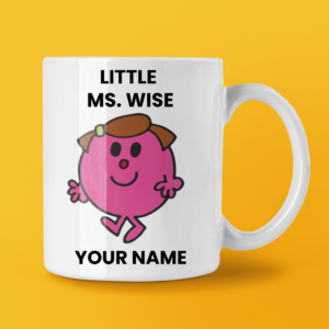 LITTLE MS. WISE COFFEE MUG TEA CUP