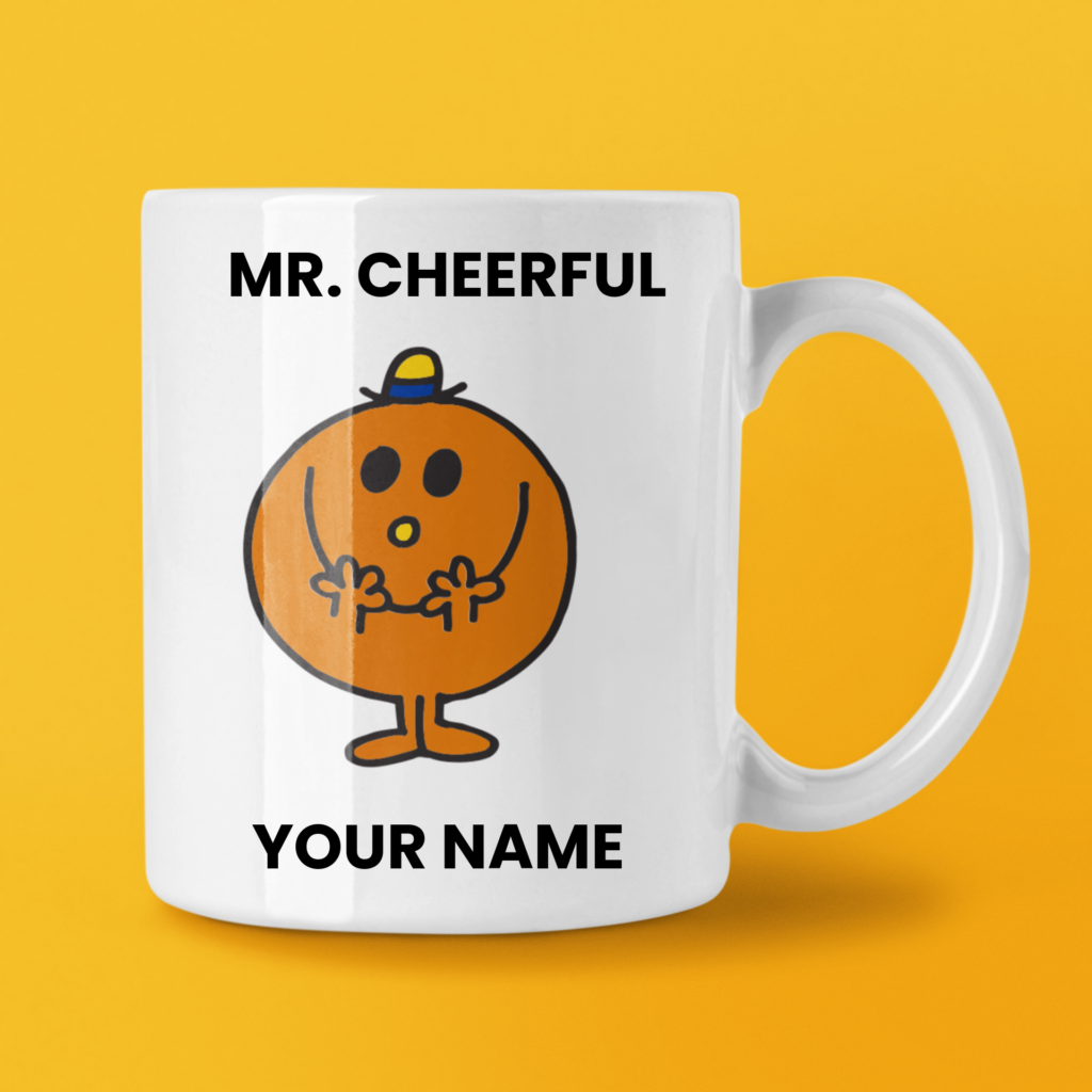 MR CHEERFUL COFFEE MUG TEA CUP