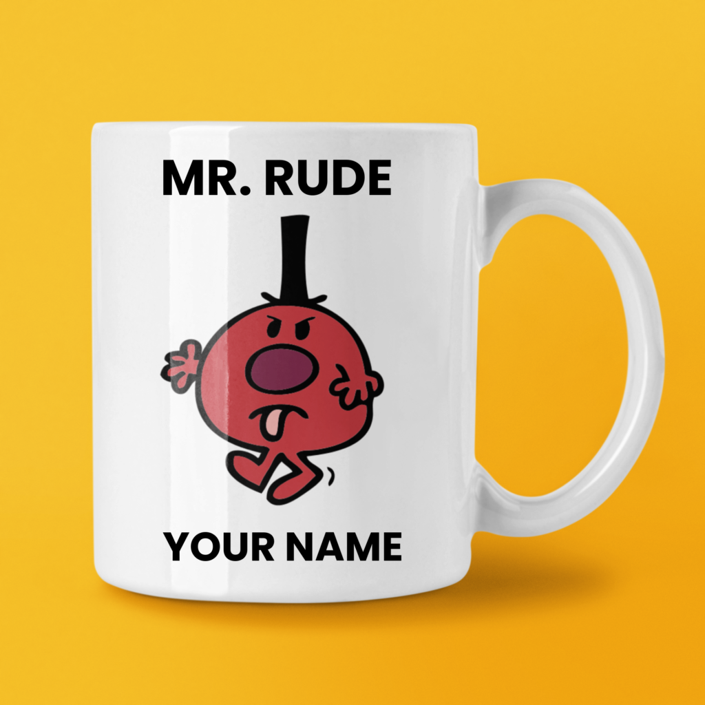 MR RUDE COFFEE MUG TEA CUP