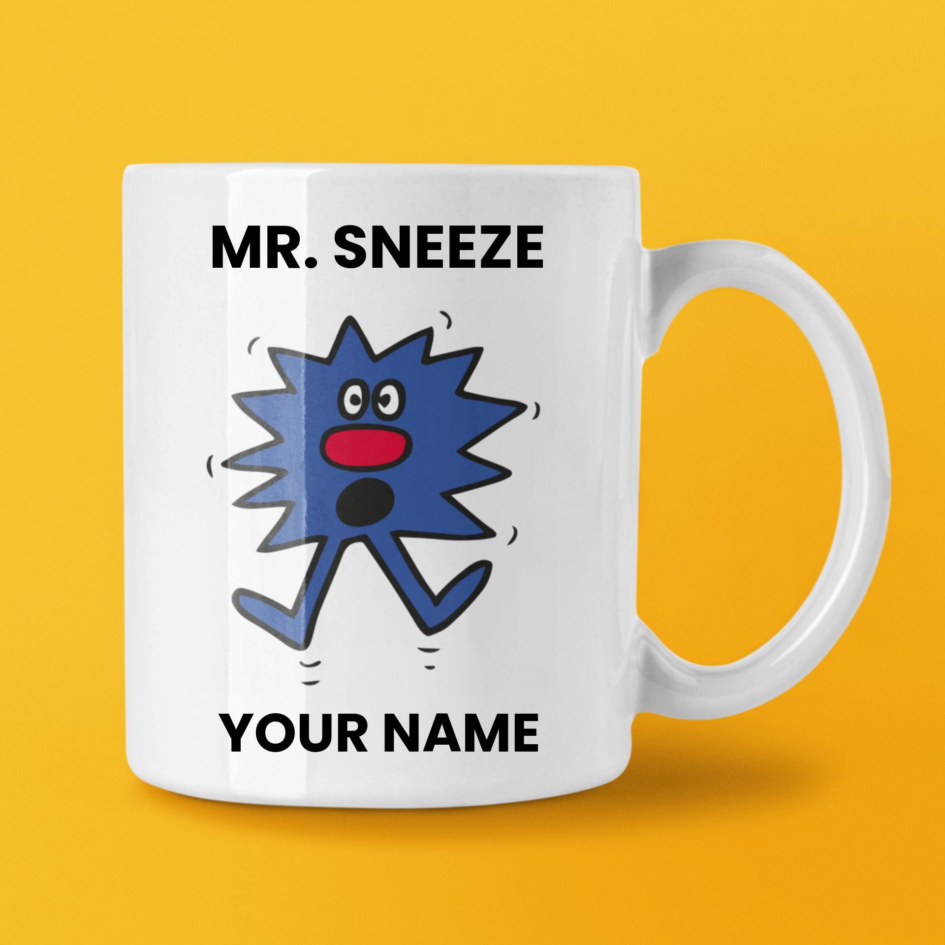 Mr Sneeze Coffee Mug Tea Cup